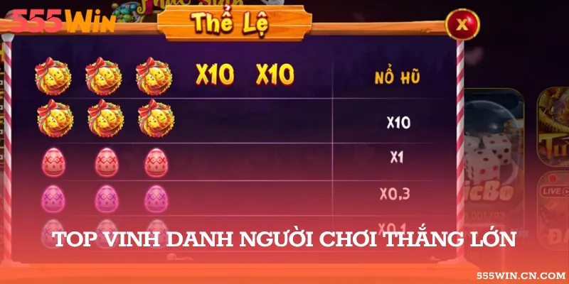 Quay thưởng mỗi ngày để ghi danh trong bảng xếp hạng Trứng Phục Sinh